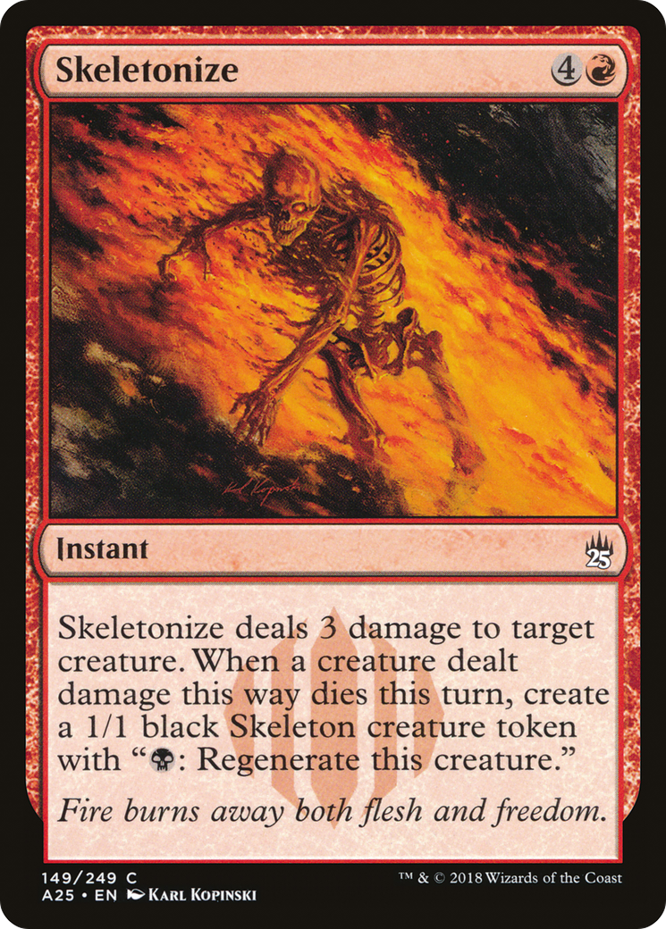 Image of Skeletonize (A25-149) - Masters 25 Foil