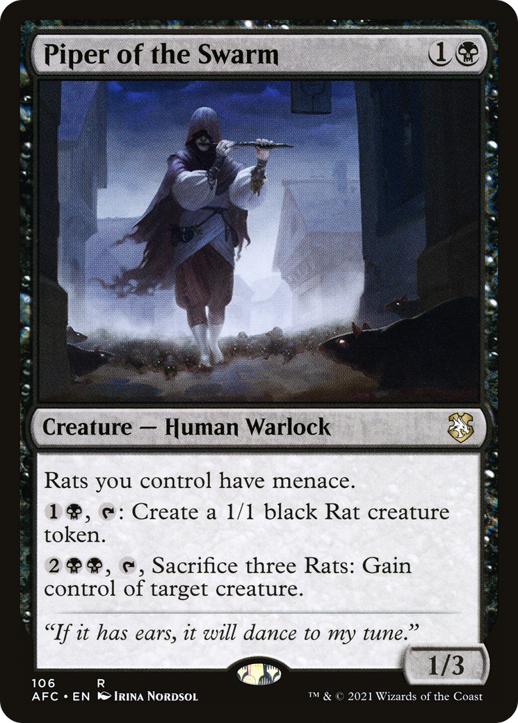 Image of Piper of the Swarm (AFC-106) - Forgotten Realms Commander