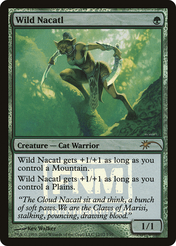 Image of Wild Nacatl (FNM-012) - Friday Night Magic 2010 Foil