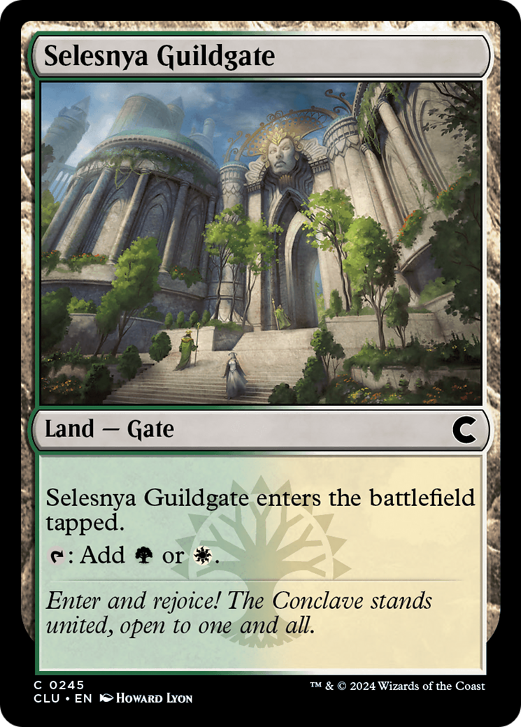Image of Selesnya Guildgate (CLU-245) - Ravnica: Clue Edition