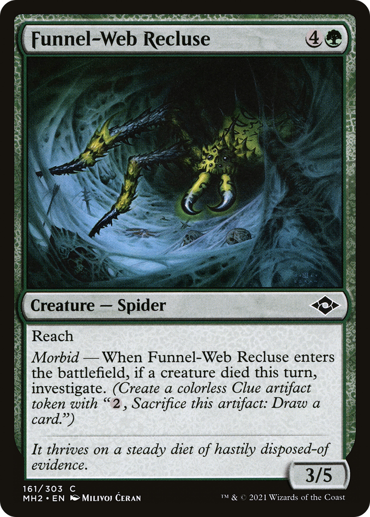 Image of Funnel-Web Recluse (MH2-161) - Modern Horizons 2 Foil