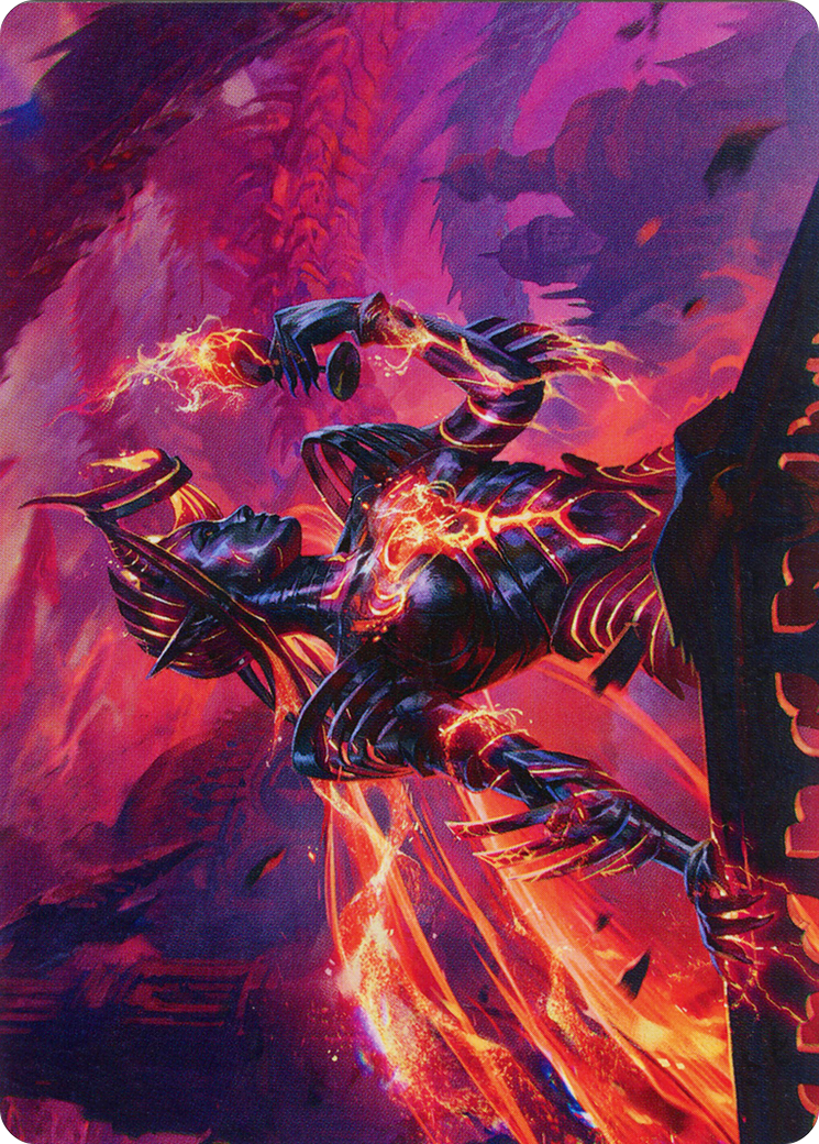 Image of Ayara, Furnace Queen // Ayara, Furnace Queen (AMOM-021) - March of the Machine Art Series (Borderless)