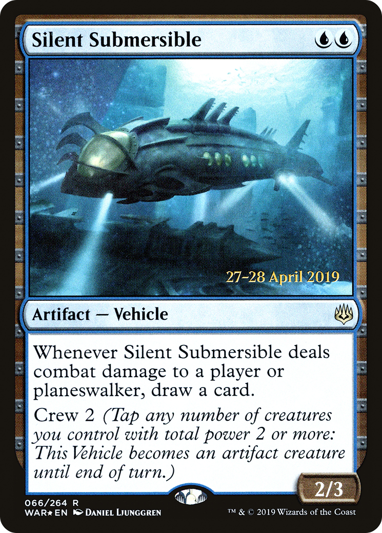 Image of Silent Submersible (PRE-66S) - War of the Spark Promos Foil