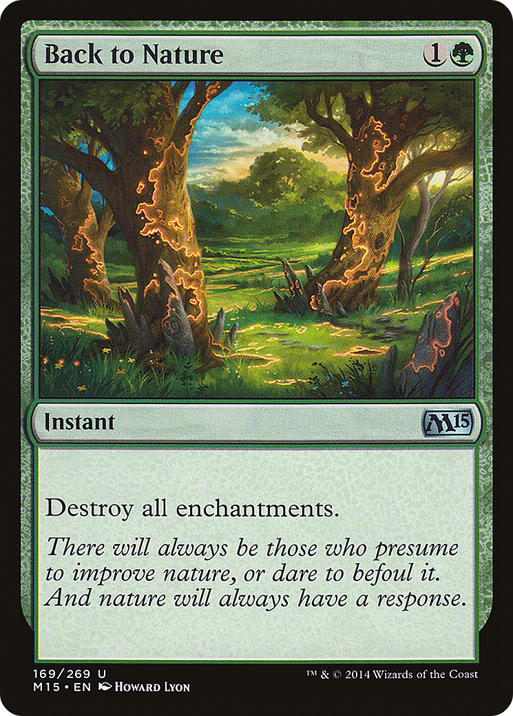 Image of Back to Nature (M15-169) - Magic 2015 Foil