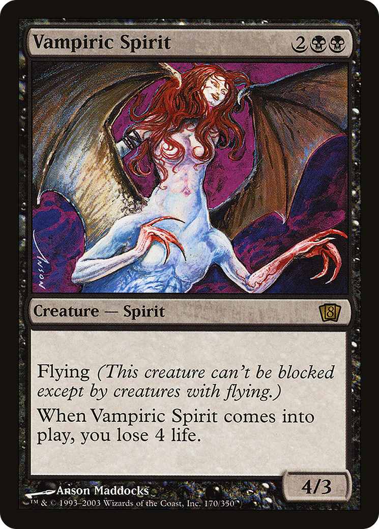 Image of Vampiric Spirit (8ED-170) - 8th Edition Foil
