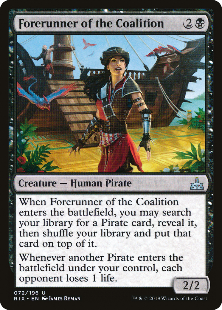 Image of Forerunner of the Coalition (RIX-072) - Rivals of Ixalan Foil