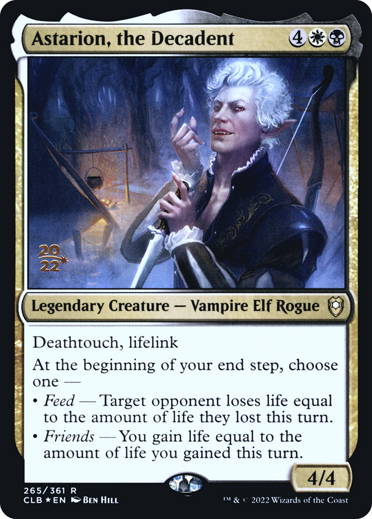 Image of Astarion, the Decadent (PRE-265) - Battle for Baldur's Gate Promos Foil