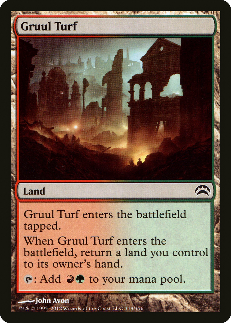 Image of Gruul Turf (PC2-119) - Planechase 2012 Foil