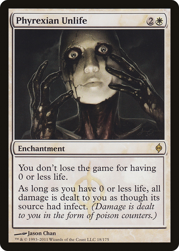 Image of Phyrexian Unlife (NPH-018) - New Phyrexia Foil