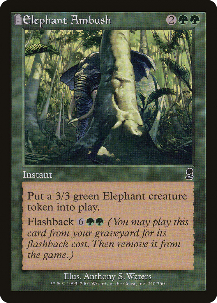 Image of Elephant Ambush (ODY-240) - Odyssey: (tombstone)