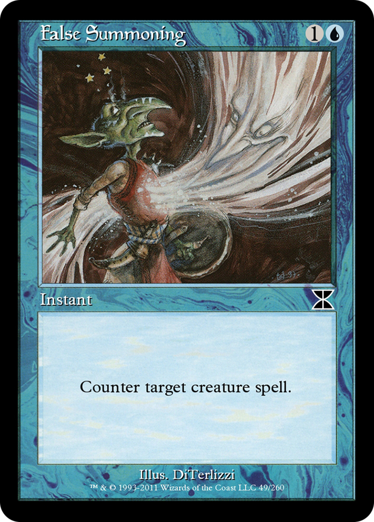 Image of False Summoning (ME4-049) - Masters Edition IV Foil