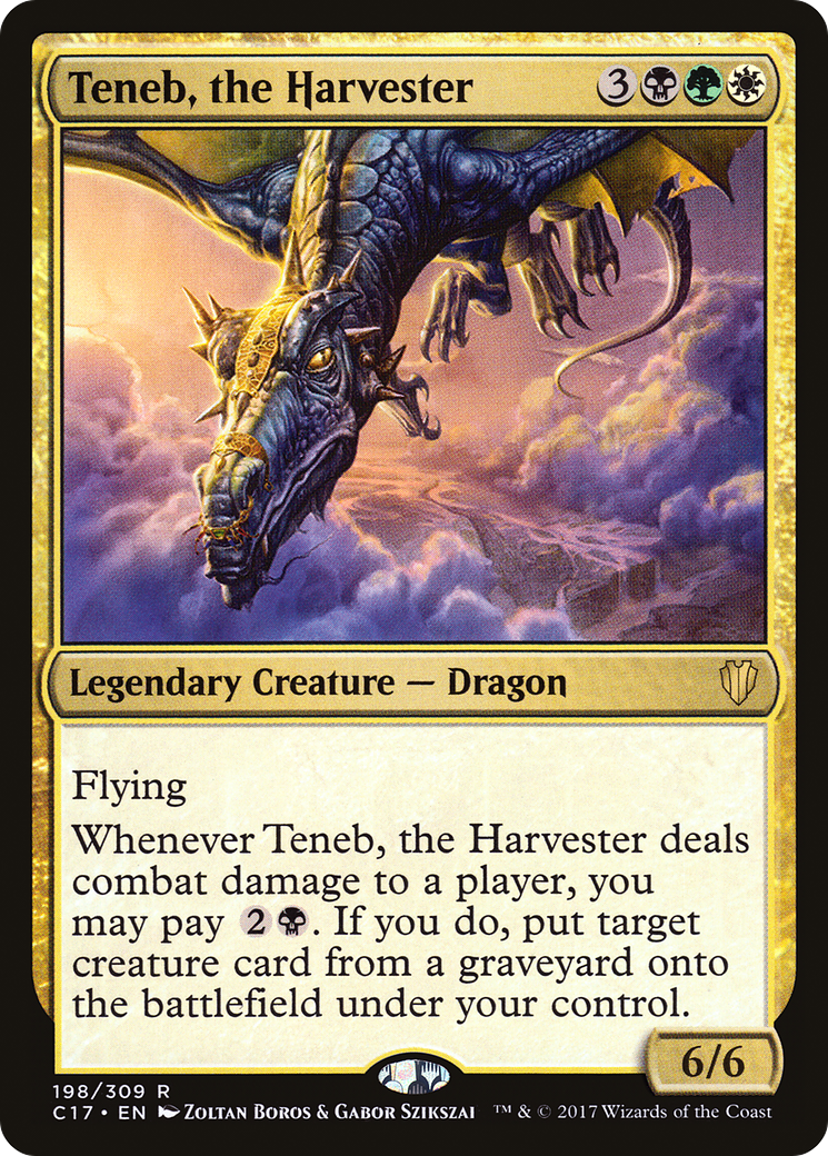 Image of Teneb, the Harvester (C17-198) - Commander 2017