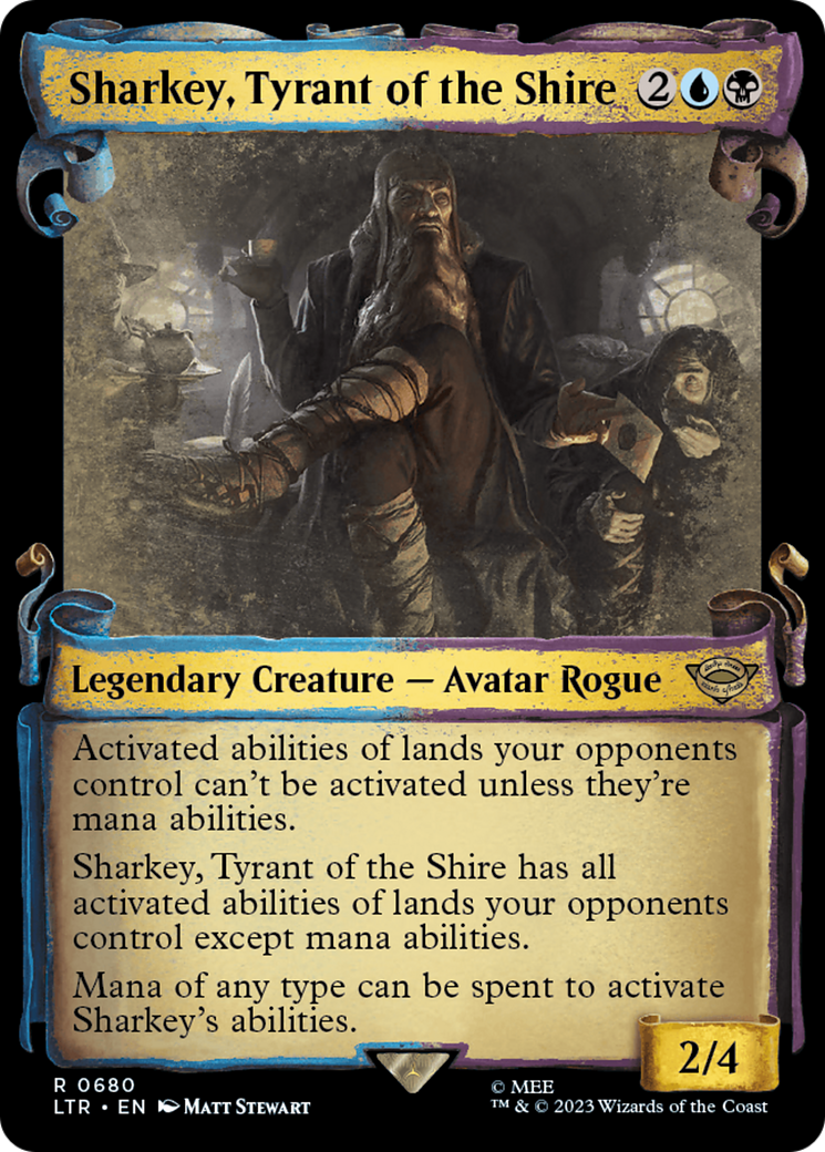 Image of Sharkey, Tyrant of the Shire (Showcase Scrolls) (LTR-680) - The Lord of the Rings: Tales of Middle-earth: (Showcase)