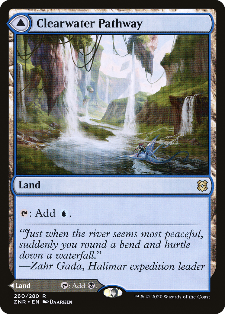 Image of Clearwater Pathway (ZNR-260) - Zendikar Rising