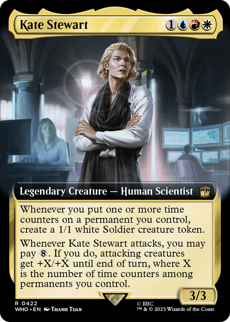 Image of Kate Stewart (Extended Art) (WHO-422) - Doctor Who: (Extended Art) Foil