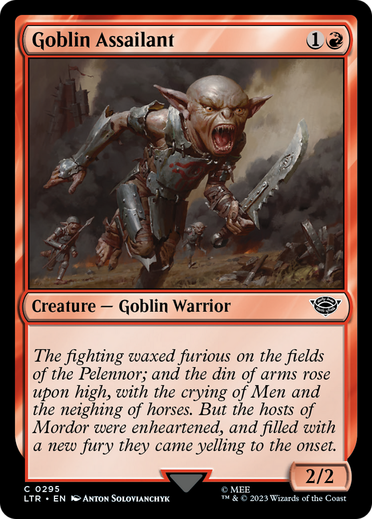 Image of Goblin Assailant (LTR-295) - The Lord of the Rings: Tales of Middle-earth