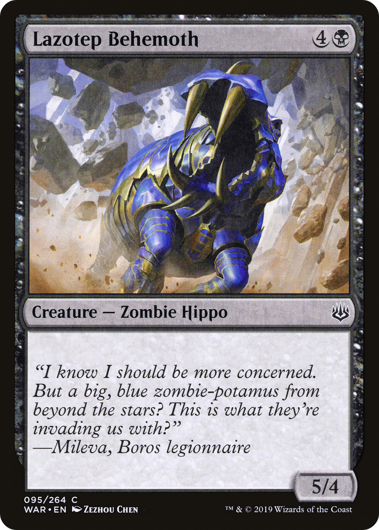 Image of Lazotep Behemoth (WAR-095) - War of the Spark Foil