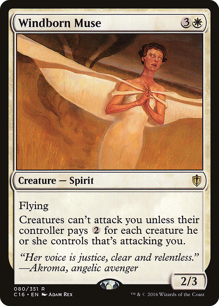 Image of Windborn Muse (C16-080) - Commander 2016