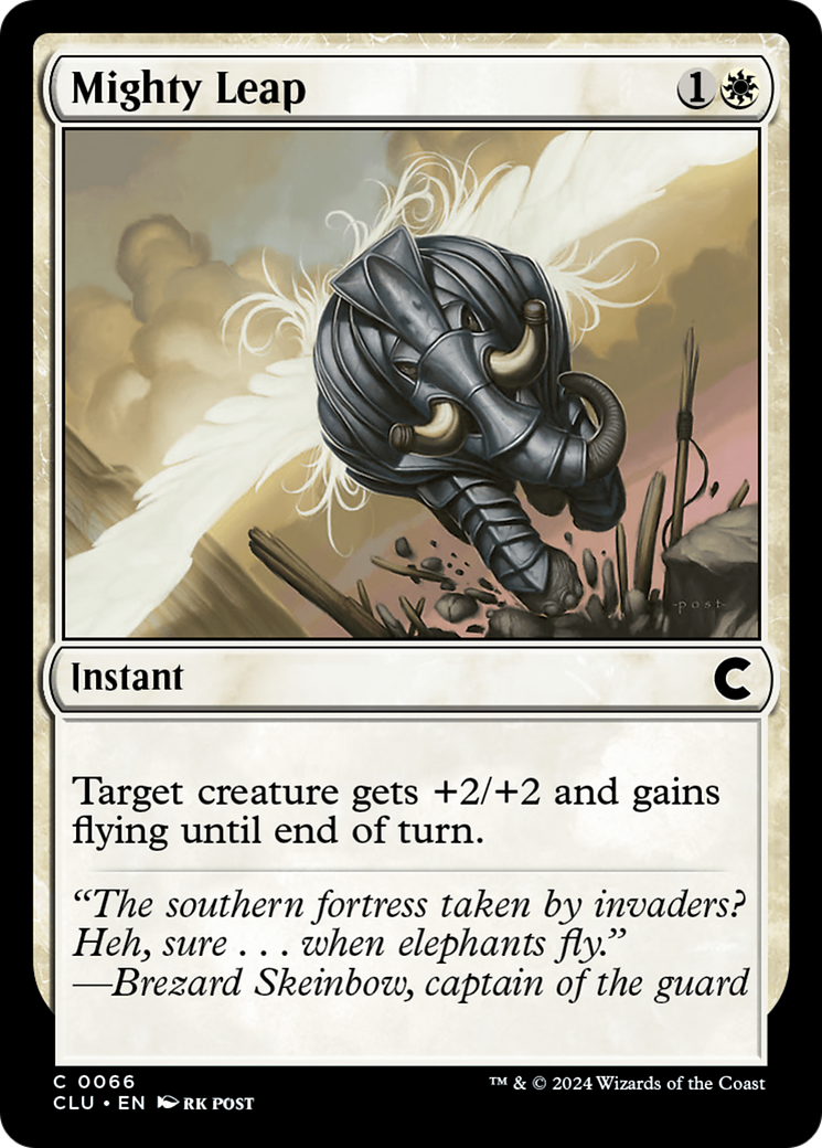 Image of Mighty Leap (CLU-066) - Ravnica: Clue Edition