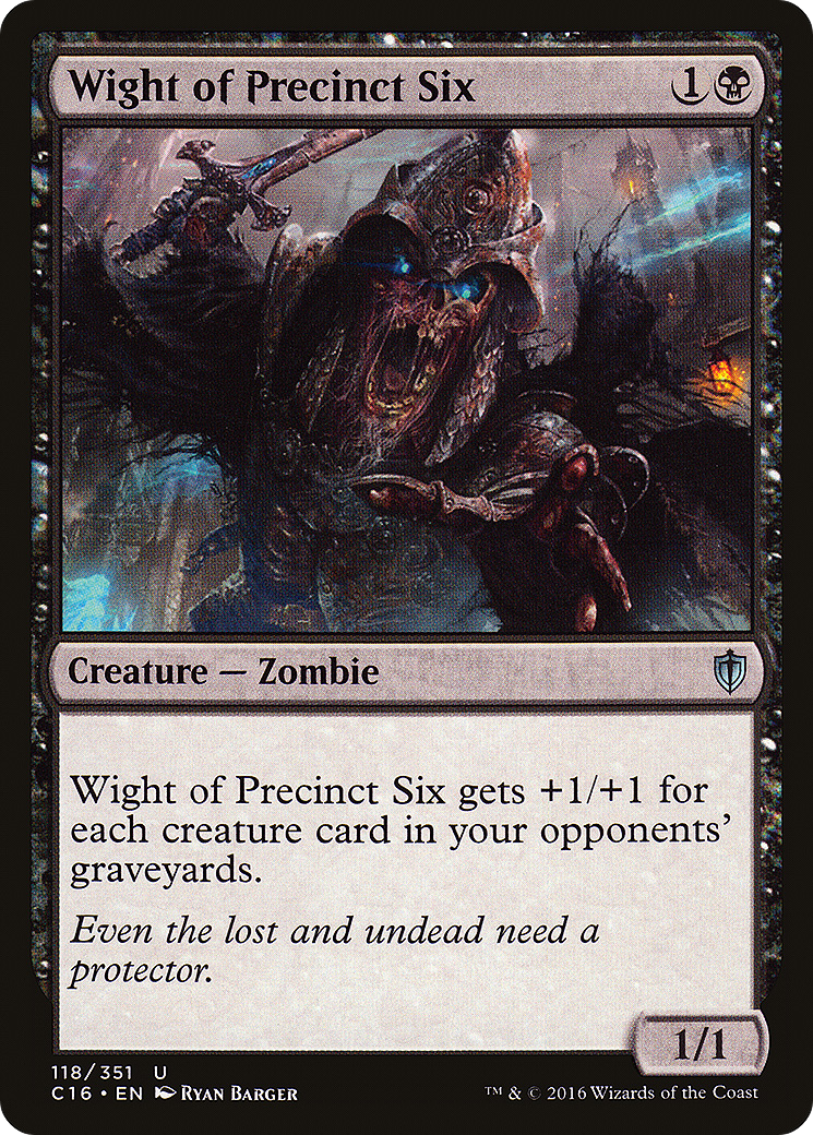 Image of Wight of Precinct Six (C16-118) - Commander 2016