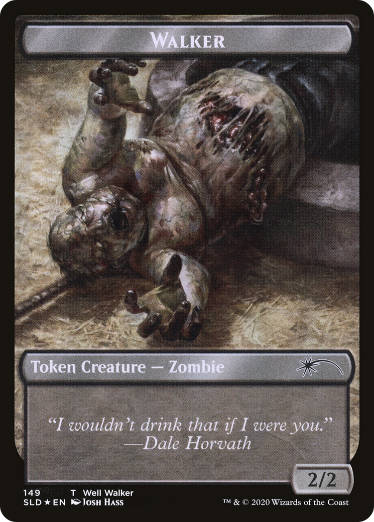 Image of Walker (Well Walker // Blade Walker) Token (SLD-149) - Secret Lair Drop Foil