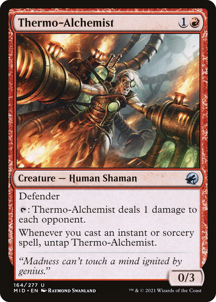 Image of Thermo-Alchemist (MID-164) - Innistrad: Midnight Hunt Foil