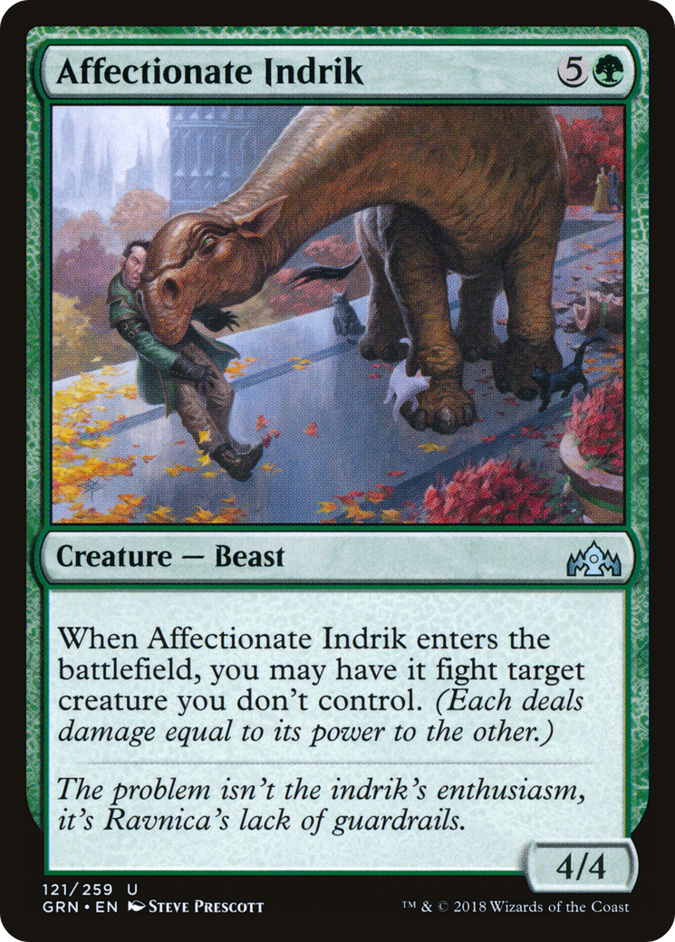 Image of Affectionate Indrik (GRN-121) - Guilds of Ravnica
