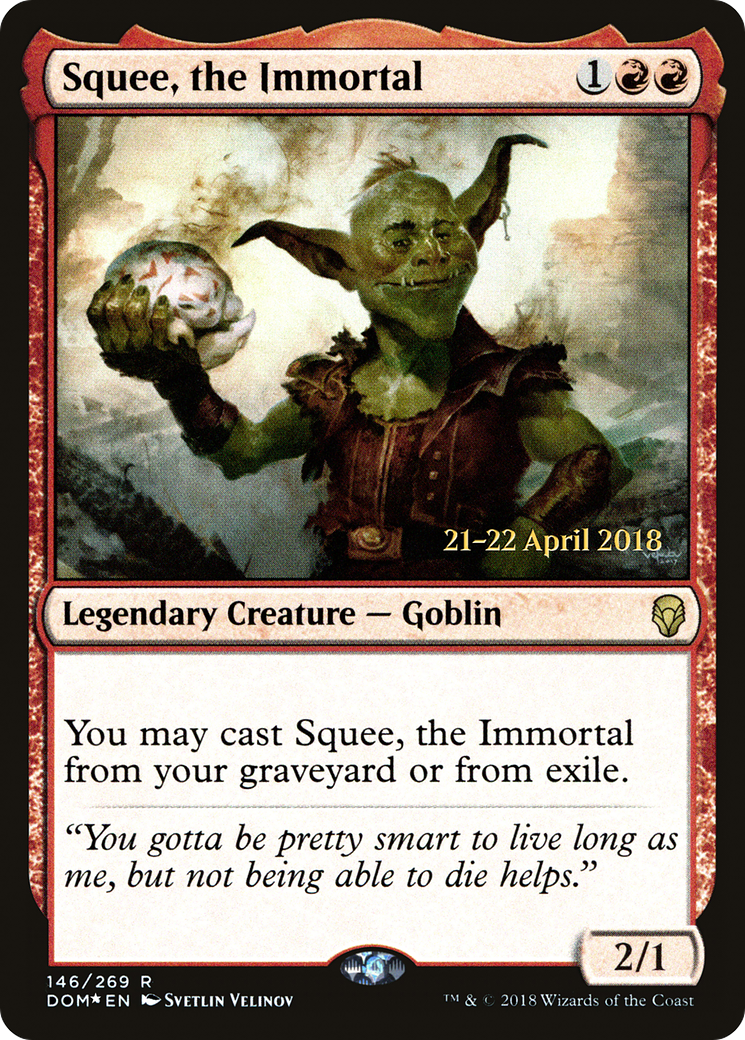 Image of Squee, the Immortal (PRE-146S) - Dominaria Promos Foil