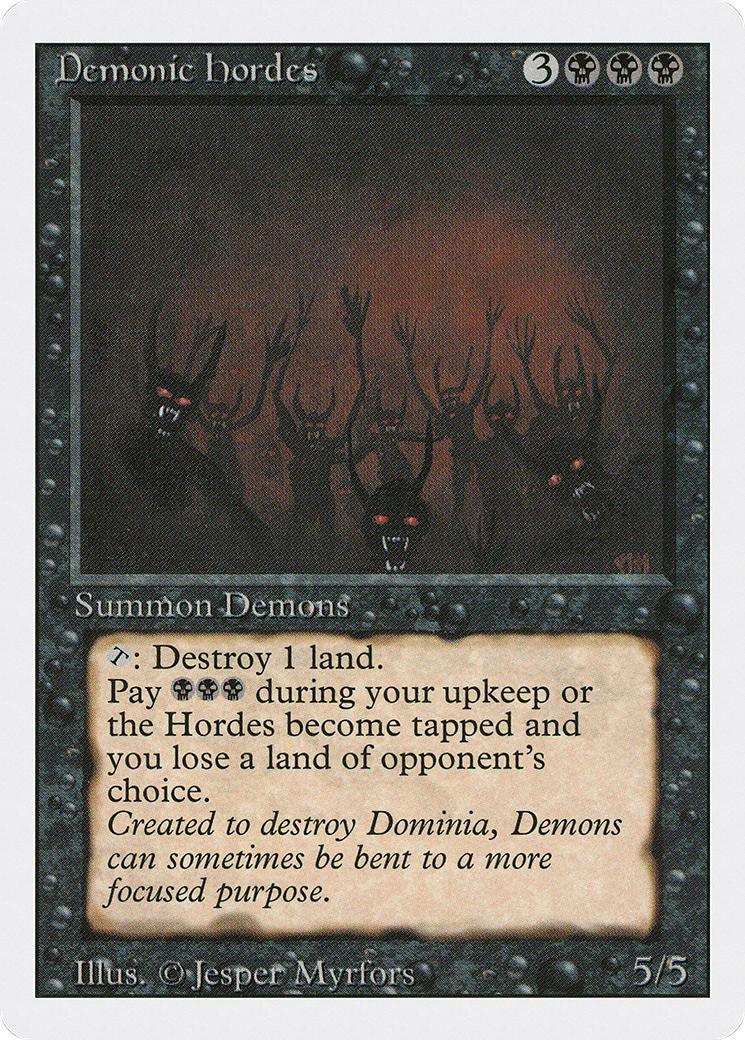 Image of Demonic Hordes (3ED-) - Revised Edition