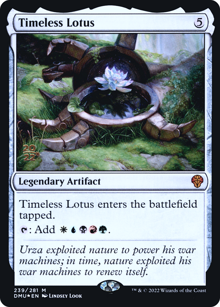 Image of Timeless Lotus (PRE-239) - Dominaria United Promos Foil