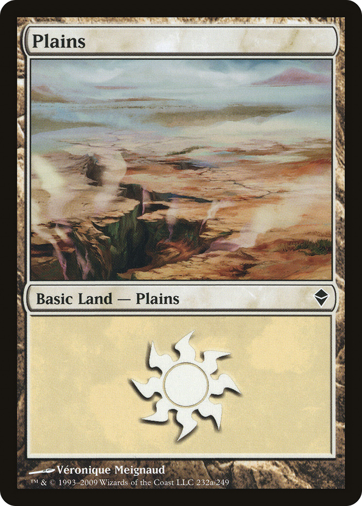 Image of Plains (232a) (ZEN-232A) - Zendikar