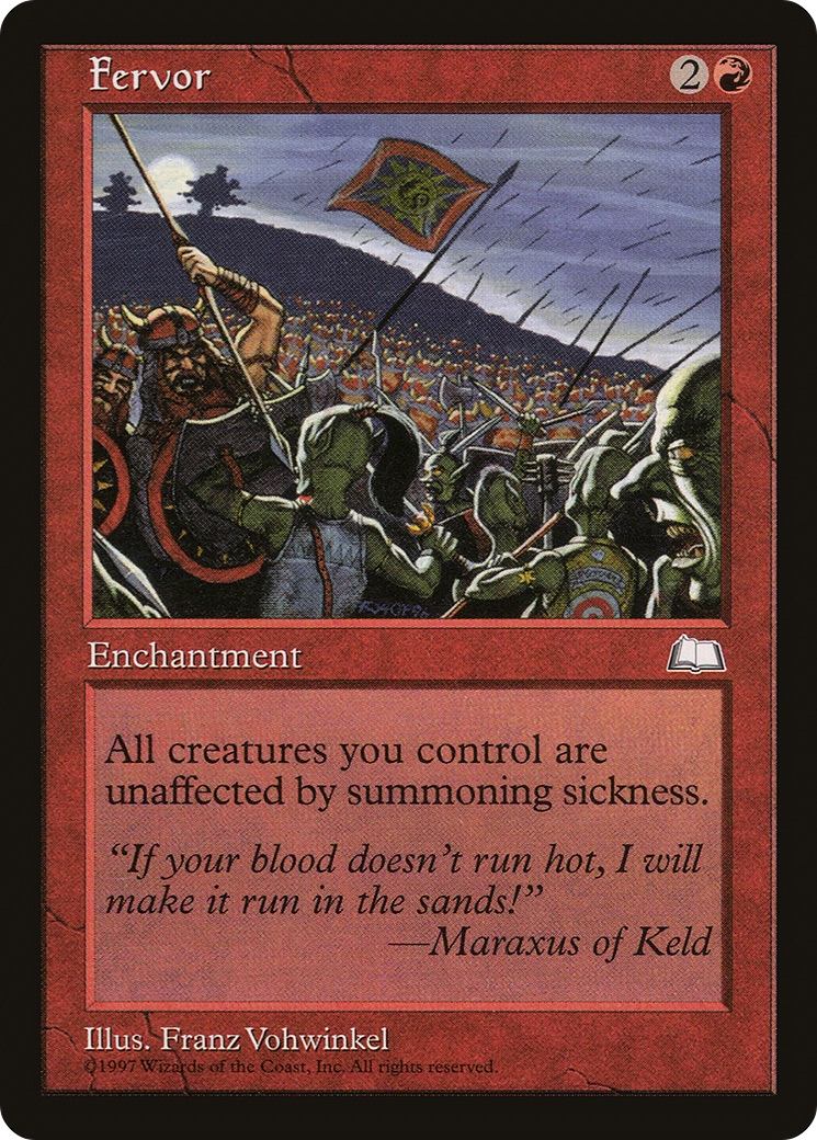 Image of Fervor (WTH-) - Weatherlight