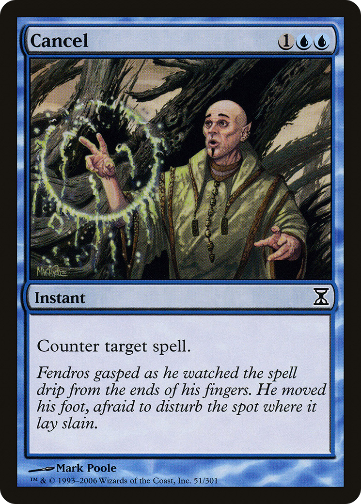 Image of Cancel (TSP-051) - Time Spiral Foil