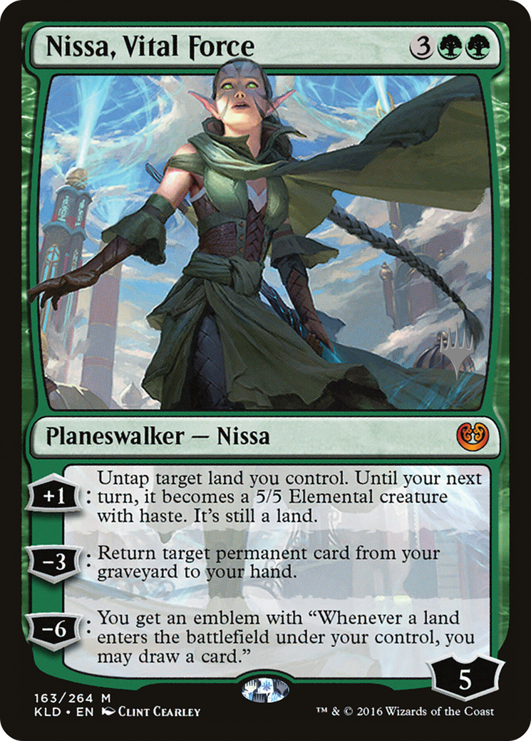 Image of Nissa, Vital Force (PPZNR-163) - Kaladesh Promos