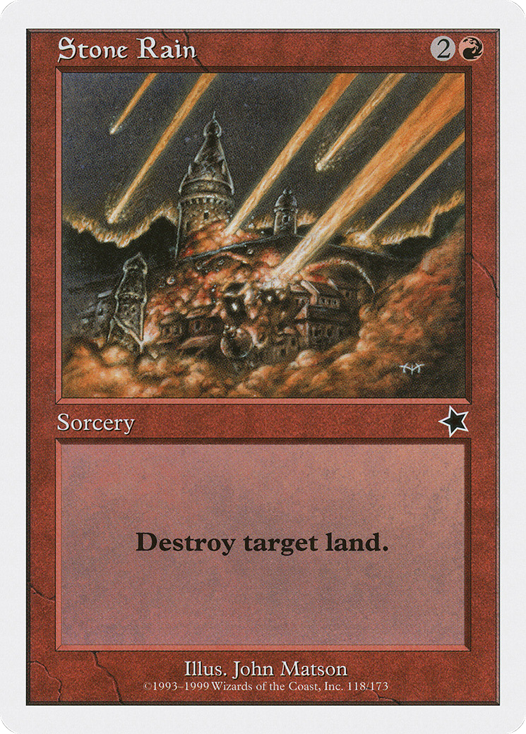 Image of Stone Rain (S99-118) - Starter 1999