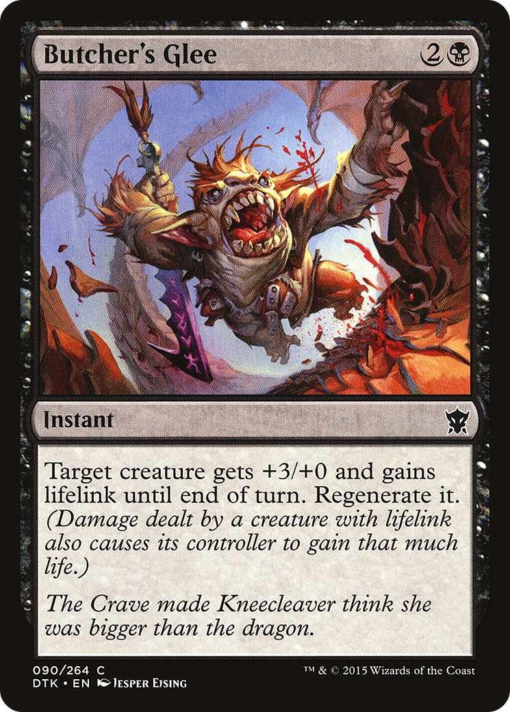 Image of Butcher's Glee (DTK-090) - Dragons of Tarkir Foil