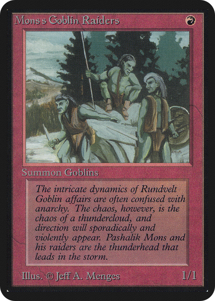 Image of Mons's Goblin Raiders (LEA-) - Limited Edition Alpha