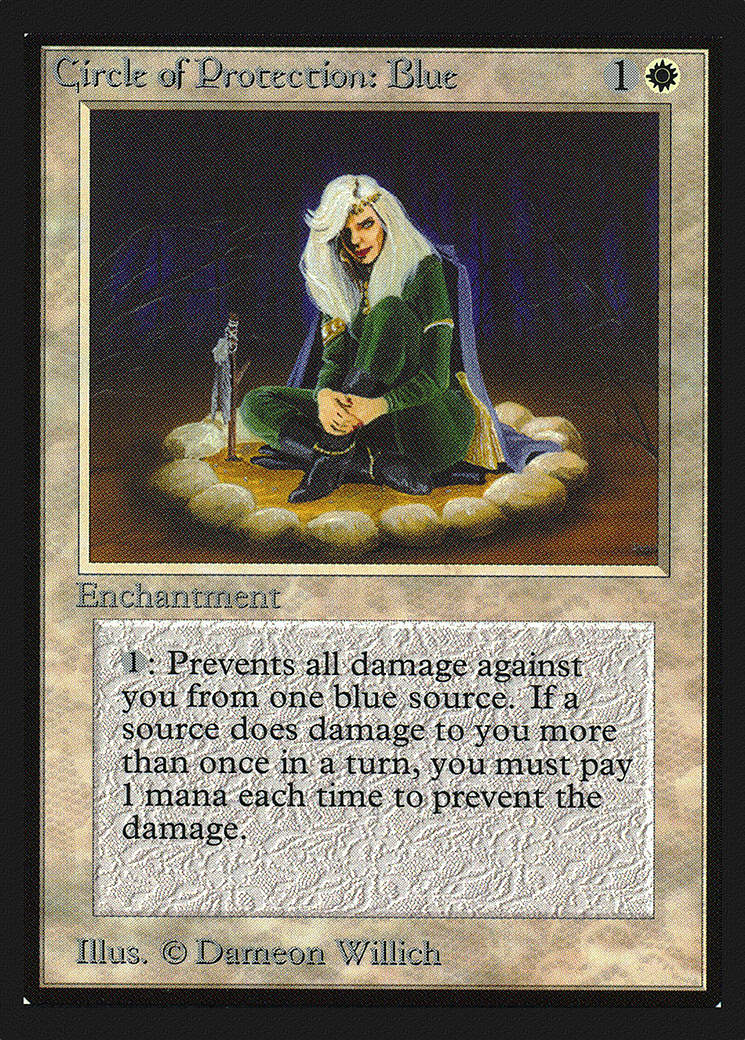 Image of Circle of Protection: Blue (IE) (IED-) - Intl. Collectors' Edition