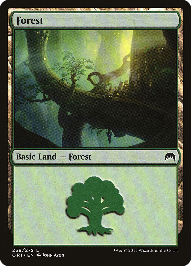 Image of Forest (269) (ORI-269) - Magic Origins Foil