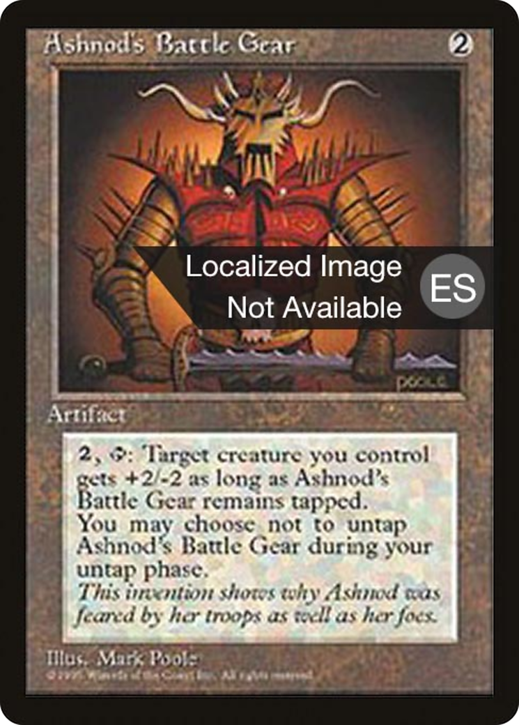 Image of Ashnod's Battle Gear (4BB-) - Fourth Edition Foreign Black Border