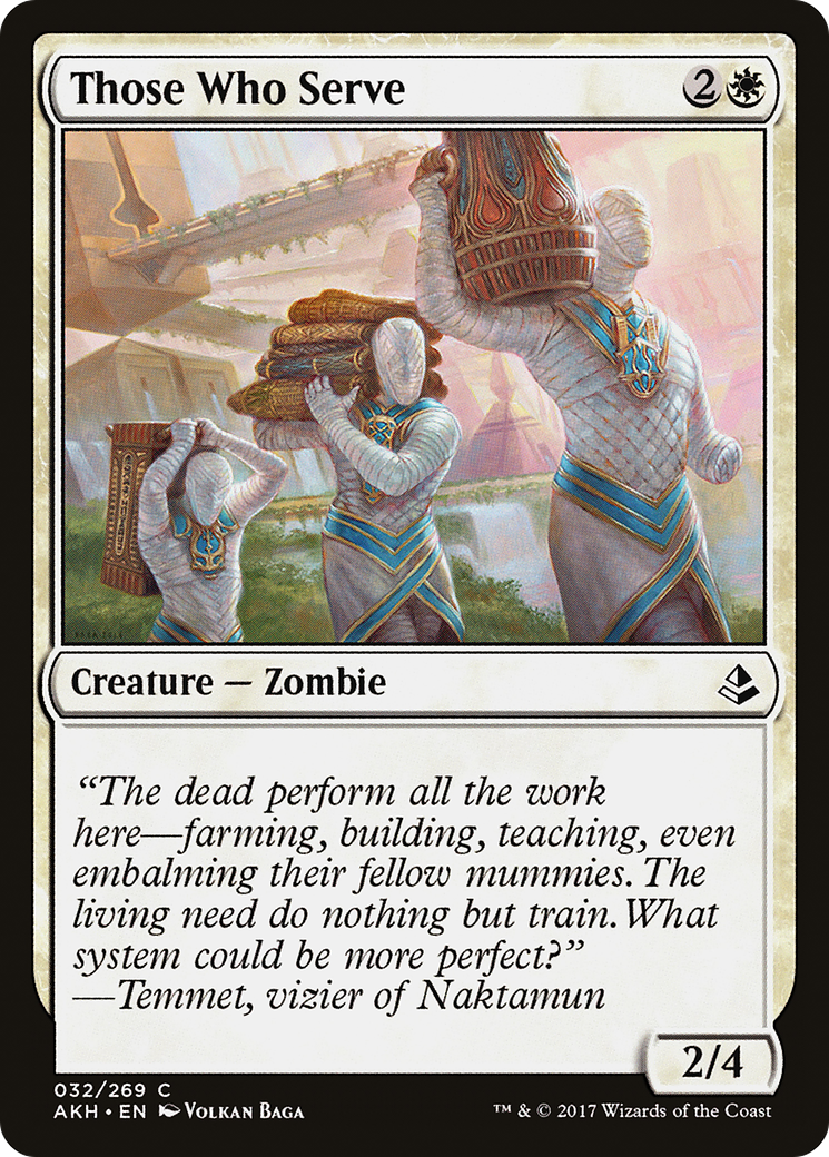 Image of Those Who Serve (AKH-032) - Amonkhet Foil