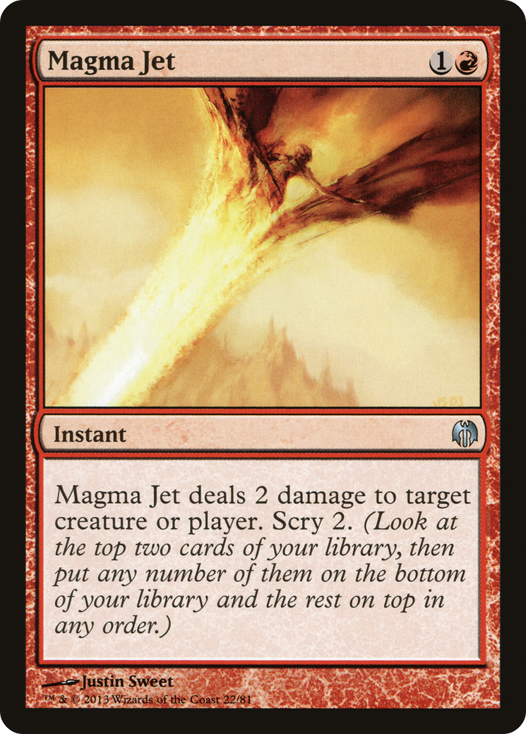 Image of Magma Jet (DDL-022) - Duel Decks: Heroes vs. Monsters