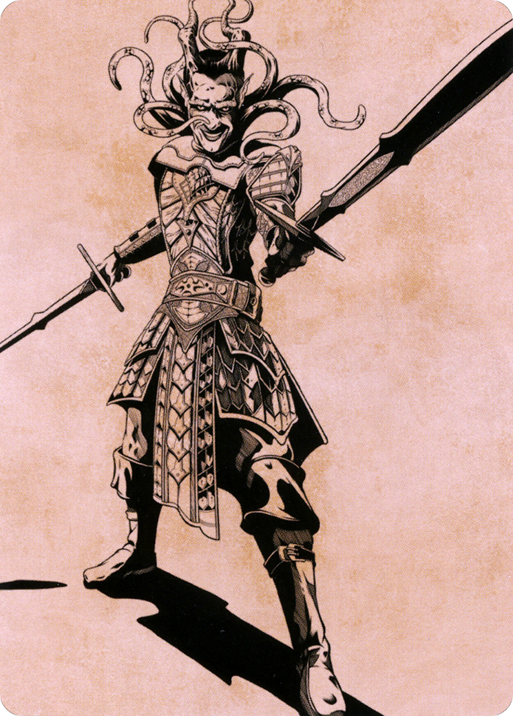 Image of Zevlor, Elturel Exile // Zevlor, Elturel Exile (ACLB-078) - Battle for Baldur's Gate Art Series (Borderless) Foil