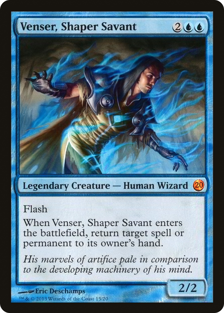 Image of Venser, Shaper Savant (V13-015) - From the Vault: Twenty Foil