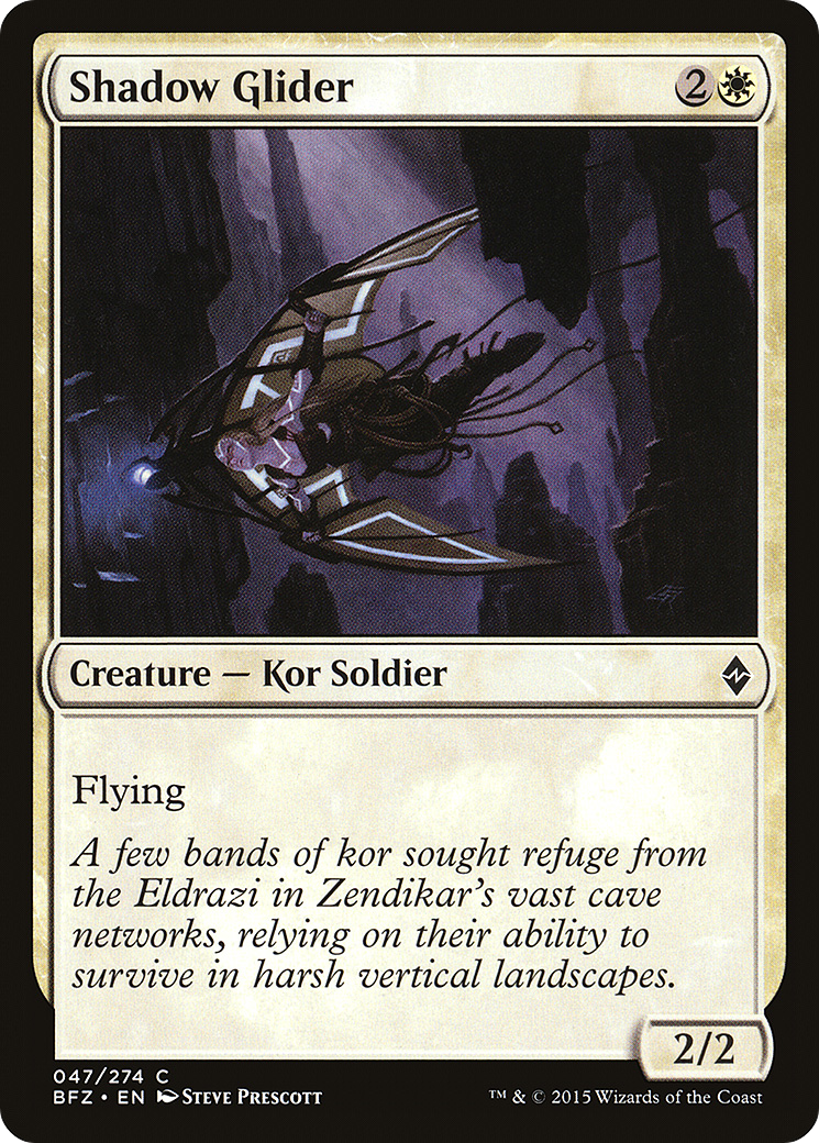 Image of Shadow Glider (BFZ-047) - Battle for Zendikar Foil