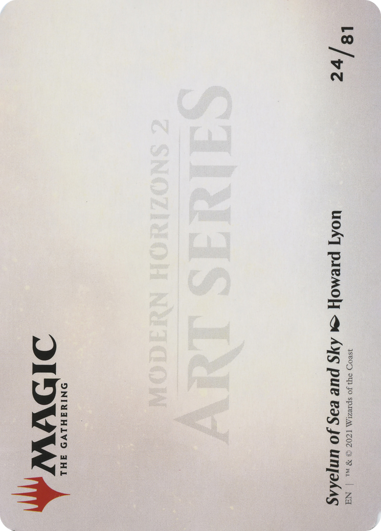 Image of Svyelun of Sea and Sky // Svyelun of Sea and Sky (AMH2-024) - Modern Horizons 2 Art Series (Borderless)