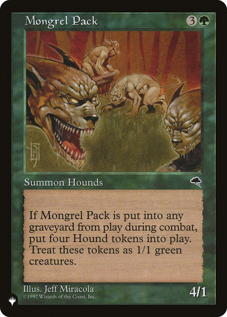 Image of Mongrel Pack (LIST-) - The List