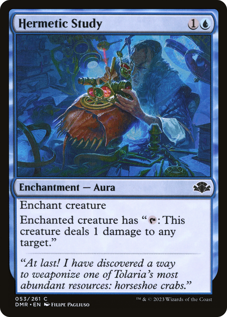 Image of Hermetic Study (DMR-053) - Dominaria Remastered