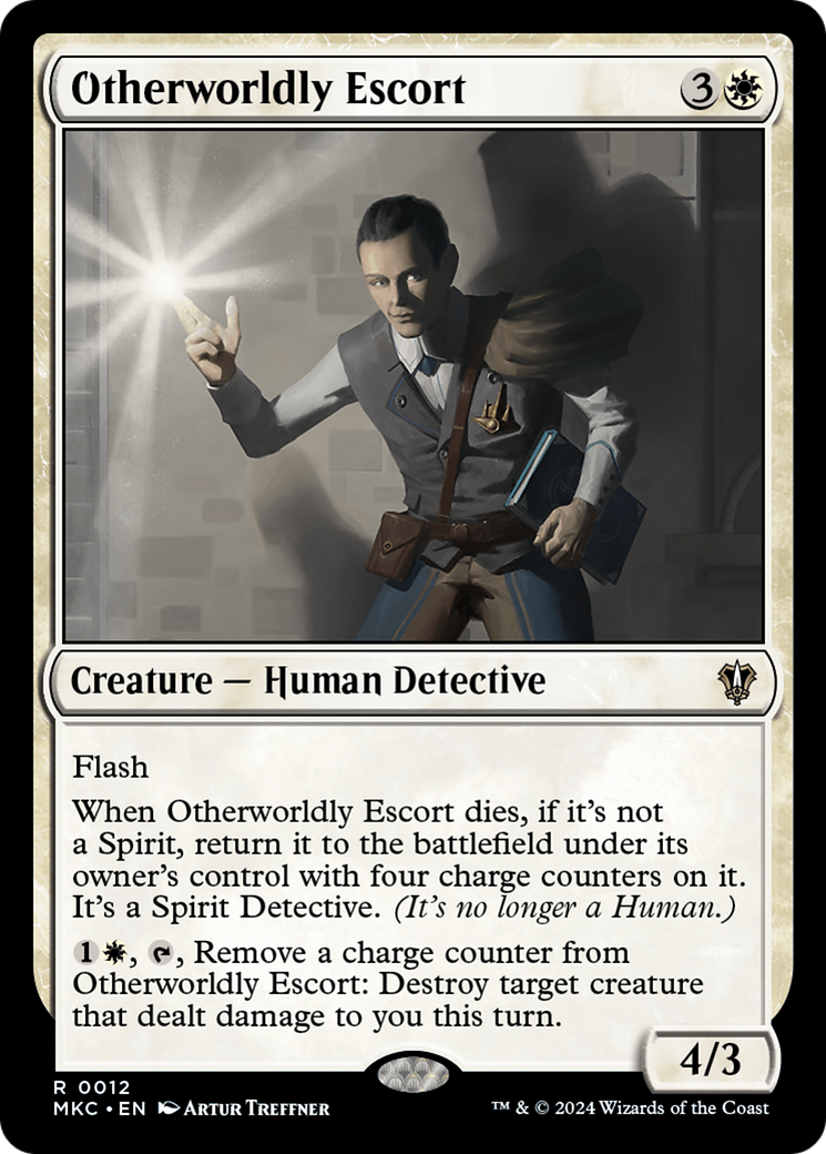 Image of Otherworldly Escort (MKC-012) - Murders at Karlov Manor Commander