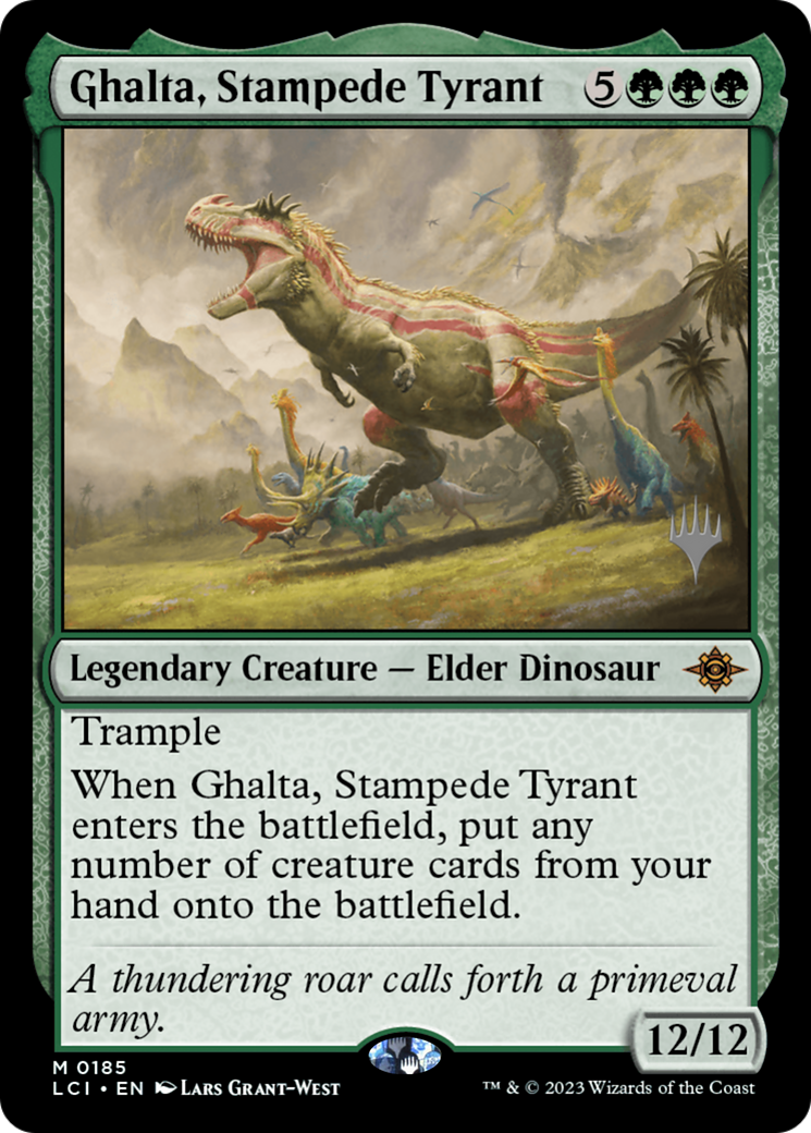 Image of Ghalta, Stampede Tyrant (PPLCI-185) - The Lost Caverns of Ixalan Promos